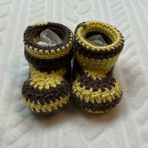 💗  *NEW* Handmade Crochet‎ Baby Booties/Shoes/Slippers